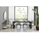 Brown Tinted Tempered Glass Top Console Table CONCENTRIC CONSOLE by Caracole 