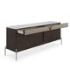 Sepia & Smoked Stainless Steel Paint LA MODA SIDEBOARD by Caracole 