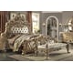 Pickle Frost/Antique Silver King Bed Traditional Homey Design HD-7012 