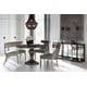Sepia & Harvest Bronze Finish Contemporary ROUND TABLE DISCUSSION by Caracole 