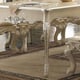 Luxury Ivory Wood Dining Room Set 9 Pcs Traditional Homey Design D-13012-I 