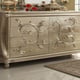 Homey Design HD-13005 Luxury Pearl White Hand Carved Wood Bedroom Set 5Pcs