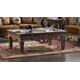 Homey Design HD-260 Luxury Mocha Finish Living Room Sofa Set 4Pcs Carved Wood