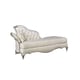 Luxury Champagne Pearl Silk Chenille Chaise Lounge HD-90020 Classic Traditional