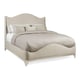 Soft Silver Paint Frame AVONDALE QUEEN UPHOLSTERED BED by Caracole 