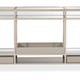 Glass Top  & Metallic Frame Console Table FOR ALL THE WORLD TO SEE by Caracole 
