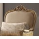 Luxury Chenille Gold Champagne Armchair Traditional Homey Design HD-2626