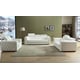 White Faux Leather Armchair Modern Cosmos Furniture Charlise