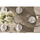 ON A SILVER PLATTER Sand & Silver Extendable Dining Table