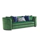 Emerald Green Velvet Sofa Contemporary La Vie De La Fete by Caracole 