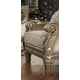 Luxury Chenille Pearl Beige Living Room Set 4P Homey Design HD-303 Traditional