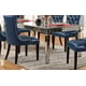 Silver Finish Dining Room Set 8Pcs w/Server Contemporary Cosmos Furniture Brooklyn