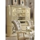 Homey Design HD-27 Formal Ivory Dining Room China Carved Wood Traditional 