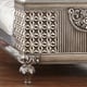 Pearl Fabric & Bronze Finish Sofa Traditional Homey Design HD-6033 
