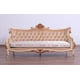 Luxury Pearl Beige & Gold VERONICA III Sofa EUROPEAN FURNITURE Traditional