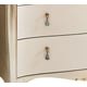 Shagreen-Patterned Laminate in French Pearl Chest FAUX RAY ME by Caracole 