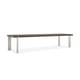 Brunette & Satin Nickel Extandable Dining Table FIRST COURSE by Caracole 