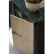 Dark Chocolate & Soft Silver Leaf Finish Chest EMPIRE by Caracole 