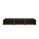 Ebony & Urban Brass THE METROPOLIS ENTERTAINMENT CONSOLE by Caracole 