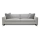 Grey Plush Luxury Upholstery Contemporary EDGE SOFA by Caracole 