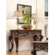 Console Table Brown Carved Wood HD-1306 Homey Design Traditional Classic