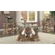 Pickle Frost/Antique Silver Coffee Table Set 3Pcs Traditional Homey Design HD-7012 