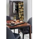 Rich Walnut & Dark Chocolate Accents Dining Table ROOM FOR MORE by Caracole 