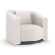 White Performace Fabric Soft Rounded Edges LA MODA CHAIR by Caracole 