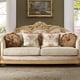 Luxury Brown & Beige Sofa Set 6Pcs w/ Coffee Tables Traditional Homey Design HD-821 