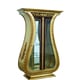 Luxury 2 Door Curio Cabinet Antique Gold MAGGIOLINI EUROPEAN FURNITURE Classic