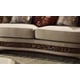 Luxury Beige Chenille Sofa Set 2Pcs Traditional Homey Design HD-1623