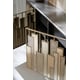 Mirrored Bronze Metal & Dusty Silver Media Console MIDTOWN by Caracole 