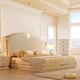 Glossy White Diamond CAL King Bed Contemporary Homey Design HD-914