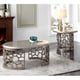 Steel Grey Coffee Table Contemporary Homey Design HD-8912S