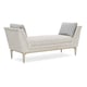 Shade Of Sky Blue Finish Traditional Chaise End To End by Caracole 