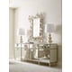 Mirrored Drawer 4 Cabinets w/ shelf edia Console FONTAINEBLEAU by Caracole 
