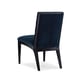 Prussian Blue Performance Fabric EDGE SIDE CHAIR Set 2Pcs by Caracole 