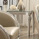 Silver Carved Wood Coffee Table Set 3Pcs Traditional Homey Design HD-13009 