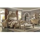 Pickle Frost/Antique Silver King Bedroom Set 5Pcs Traditional Homey Design HD-7012