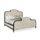 Cream Performance Fabric Fully Upholstered King Bed EVERLY by Caracole 