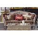Homey Design HD-1880 Traditional Luxury Taupe Pearl Tufted Upholstered Sofa Couch Loveseat and Chair Set 3Pcs