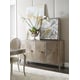 Elegant Linen & Soft Silver Paint Four Doors AVONDALE CREDENZA by Caracole 
