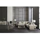 Gray Performance Fabric & London Fog Frame Sectional 3Pcs REPETITION by Caracole 