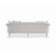 Performance Velvet & Soft Radiance Paint Scroll Arms Sofa LILLIAN by Caracole 