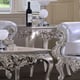Belle Silver Finish End Table Traditional Style Homey Design HD-13006