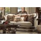 Luxury Beige Chenille Sofa Set 2Pcs Traditional Homey Design HD-1623