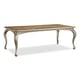 Cendre & Champagne Mist Rectangle Dining Table FONTAINEBLEAU by Caracole 