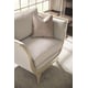 Taupe Paint Finish Tulip Shape Accent Chair LOVE A-FLAIR by Caracole 