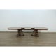 Luxury Rosewood & Maple w/Gold VALENTINE Dining Table Set 9Ps EUROPEAN FURNITURE