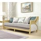 Gray Fabric & Metallic Gold Loveseat Traditional Homey Design HD-2063 